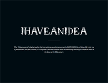 Tablet Screenshot of ihaveanidea.org